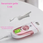 set epilator 4 in 1 , cu 4 capete, epilator membre, subrat, zone mici sau intime si pila pentru calcaie