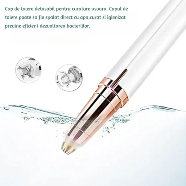 epilator sprancene pentru epilare fara durere, portabil, cu incarcare usb, lumina led, alb, impact visionĀ® epilator sprancene pentru epilare fara durere, portabil, cu incarcare usb, lumina led, alb, impact visionĀ®