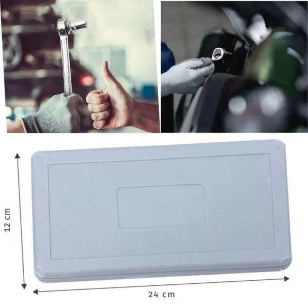 trusa chei tubulare profesionala cu accesorii 40 piese, servieta plastic, impact vision® trusa chei tubulare profesionala cu accesorii 40 piese, servieta plastic, impact vision®