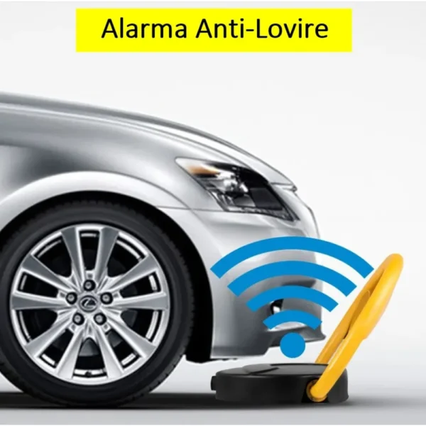 blocator parcare 5 Accentuare functie alarma anti-lovire a blocatorului