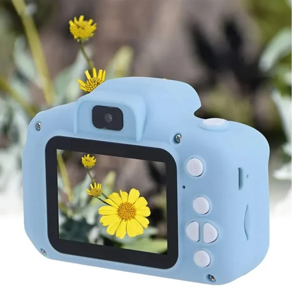 camera foto pentru copii impact visionĀ®, ecran hd ips, puzzle, jocuri, albastru Exemplu de utilizare camera foto copii albastru