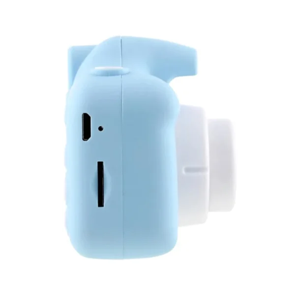 camera foto pentru copii impact visionĀ®, ecran hd ips, puzzle, jocuri, albastru Vedere laterala camera foto copii albastru