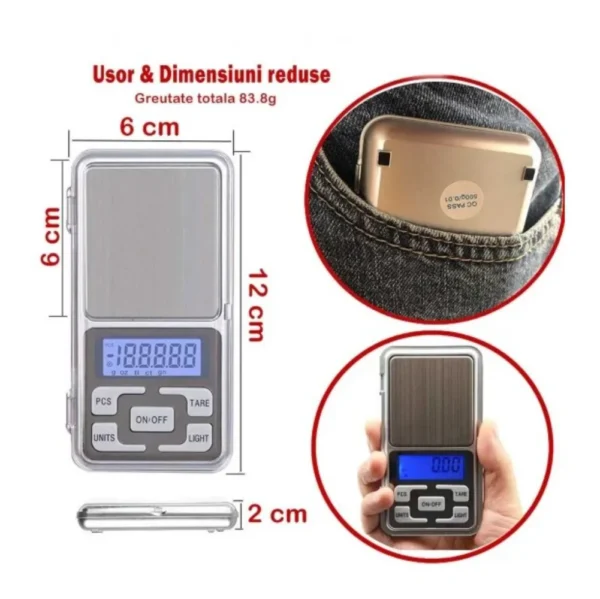 cantar electronic buzunar 4 Dimensiunile cantarului electronic de buzunar