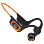 Casti wireless sport portocaliu