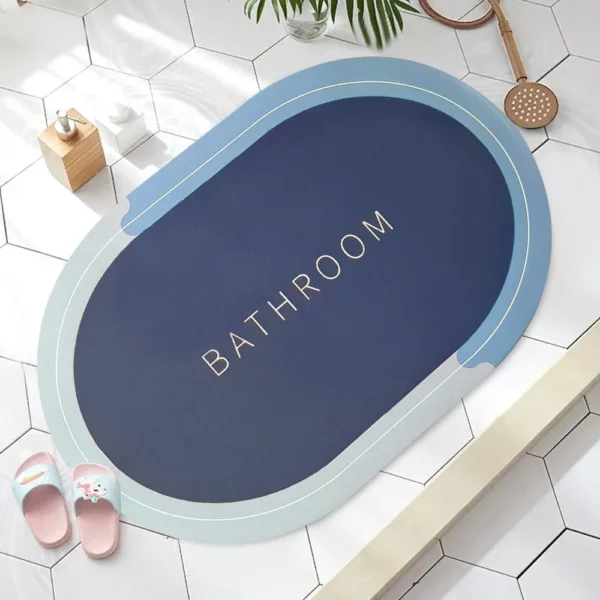 covoras baie antiderapant 4 Covorasul antiderapant de baie asezat in baie