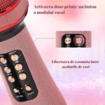 Exemplificare de utilizare simpla a microfonului wireless karaoke