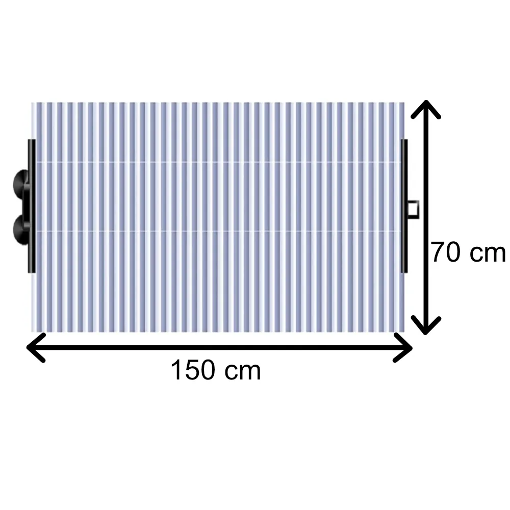 Dimensiuni parasolar auto retractabil