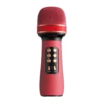 Microfon wireless karaoke rosu