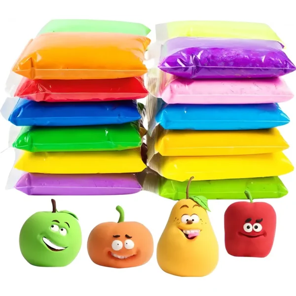 set 12 plastilina 1 Vedere din fata a set 12 plastiline si modele construite cu ajutorul acestora