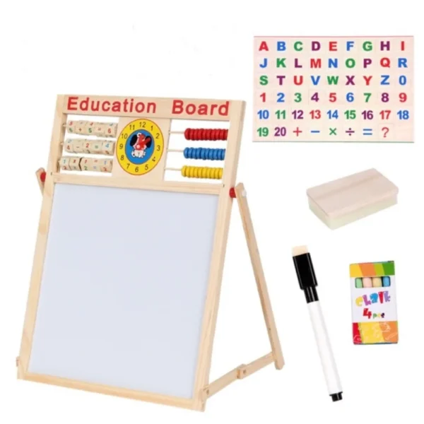set tabla multifunctionala dubla impact visionĀ® magnetica cu 2 fete scris desenat, pentru copii, 44 x 32 cm Accesoriile tablei multifunctionale cu 2 fete
