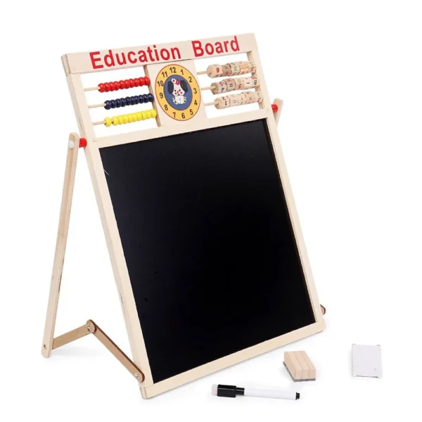 set tabla multifunctionala dubla impact visionĀ® magnetica cu 2 fete scris desenat, pentru copii, 44 x 32 cm Tabla multifunctionala fata desen creta