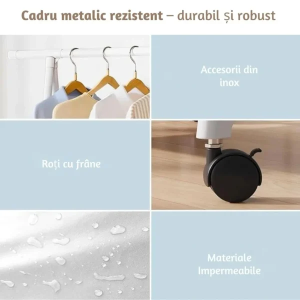 suport pentru haine si umerase in forma de triunghi cu 2 rafturi inferioare, impact vision® suport pentru haine si umerase in forma de triunghi cu 2 rafturi inferioare