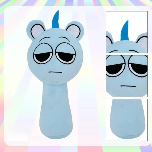 set 7 jucarii de plus sprunki, 20 cm, impact vision® set 7 jucarii de plus sprunki, 20 cm, impact vision®