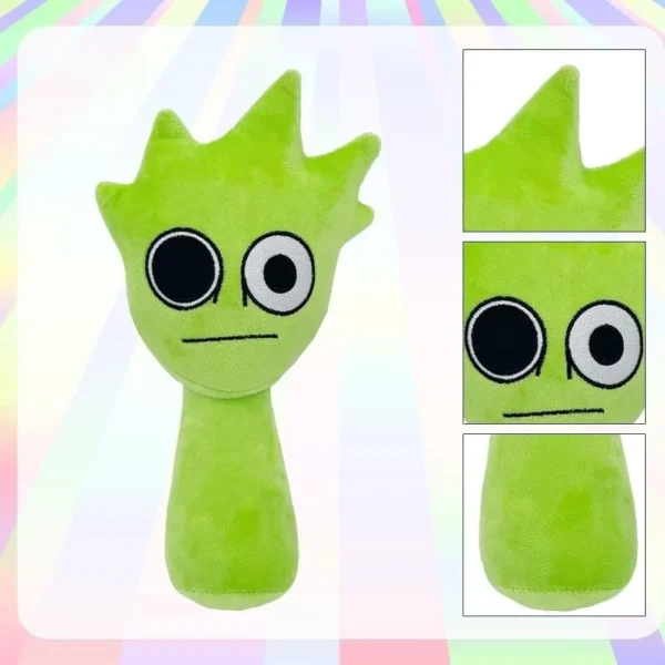 set 7 jucarii de plus sprunki, 20 cm, impact vision® set 7 jucarii de plus sprunki, 20 cm, impact vision®