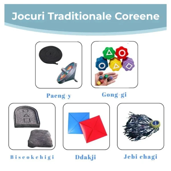 set 5 jocuri coreene 3 Set jocuri coreene
