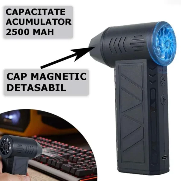 suflanta aer 4 Detalii despre acumulator si capuri suflanta de aer