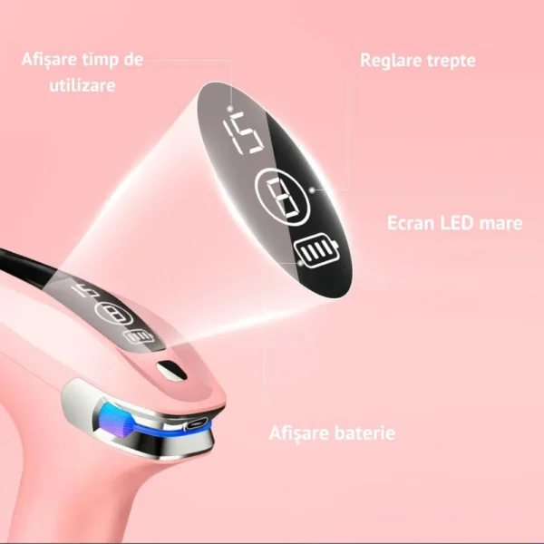 aparat pentru masaj profesional tip pistol, 8 viteze, 4 capete interschimbabile, masaj muscular, anticelulitic, 3200 percutii/minut, portabil, silentios, roz, impact vision® aparat pentru masaj profesional tip pistol, 8 viteze, 4 capete interschimbabile, masaj muscular, anticelulitic, 3200 percutii/minut, portabil, silentios, roz, impact vision®