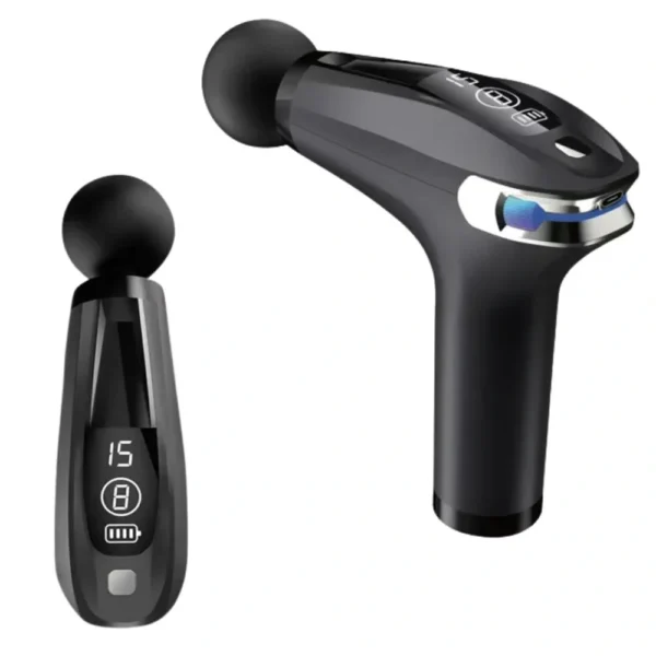 aparat pentru masaj profesional tip pistol, 8 viteze, 4 capete interschimbabile, masaj muscular, anticelulitic, 3200 percutii/minut, portabil, silentios, negru, impact vision® aparat pentru masaj profesional tip pistol, 8 viteze, 4 capete interschimbabile, masaj muscular, anticelulitic, 3200 percutii/minut, portabil, silentios, negru, impact vision®