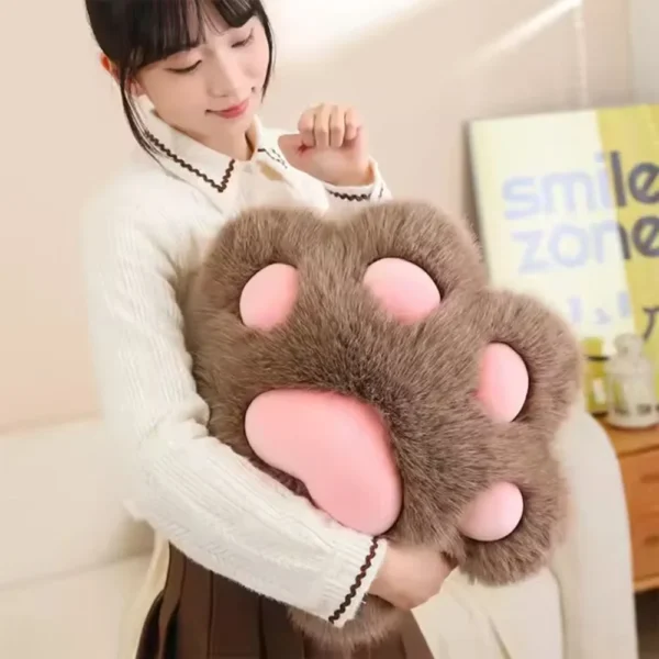 jucarie de plus, tip perna, umplutura hipoalergenica, 40 cm, culoare maro/roz, impact vision® jucarie de plus, tip perna, umplutura hipoalergenica, 40 cm, culoare maro/roz, impact vision®