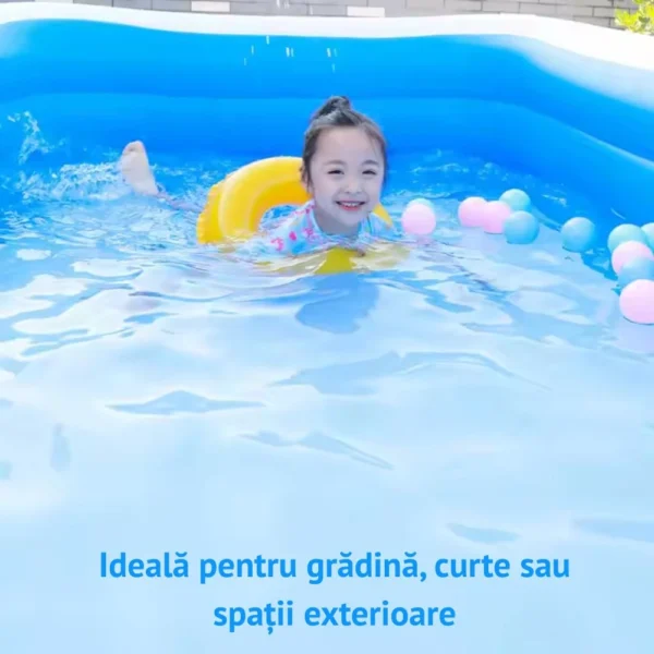 piscina gonflabila, culoare alb/albastru, dreptunghiulara, doua inele gonflabile, dimensiuni 262 x 175 x 51 cm, vinil rezistent, gradina si exterior, impact vision® piscina gonflabila, culoare alb/albastru, dreptunghiulara, doua inele gonflabile, dimensiuni 262 x 175 x 51 cm, vinil rezistent, gradina si exterior, impact vision®