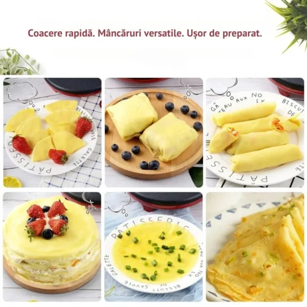 tigaie electrica pentru clatite, 20 cm, 600w, suprafata antiaderenta, rosie , impact vision® tigaie electrica pentru clatite, 20 cm, 600w, suprafata antiaderenta, rosie , impact vision®