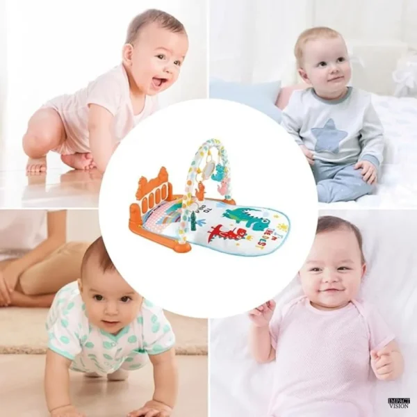 centru de activitati si joaca cu saltea interactiva si pian 4 in 1 pentru bebelusi – impact vision® centru de activitati si joaca cu saltea interactiva si pian 4 in 1 pentru bebelusi – impact vision®