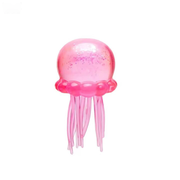 jucarie antistres meduza squishy senzoriala cu glitter, tentacule elastice, impact vision®, culoare roz jucarie antistres meduza squishy senzoriala cu glitter, tentacule elastice, impact vision®, culoare roz