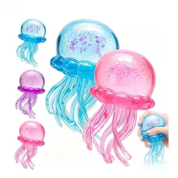 jucarie antistres meduza squishy senzoriala cu glitter, tentacule elastice, impact vision®, culoare roz (copie) jucarie antistres meduza squishy senzoriala cu glitter, tentacule elastice, impact vision®, culoare roz (copie)