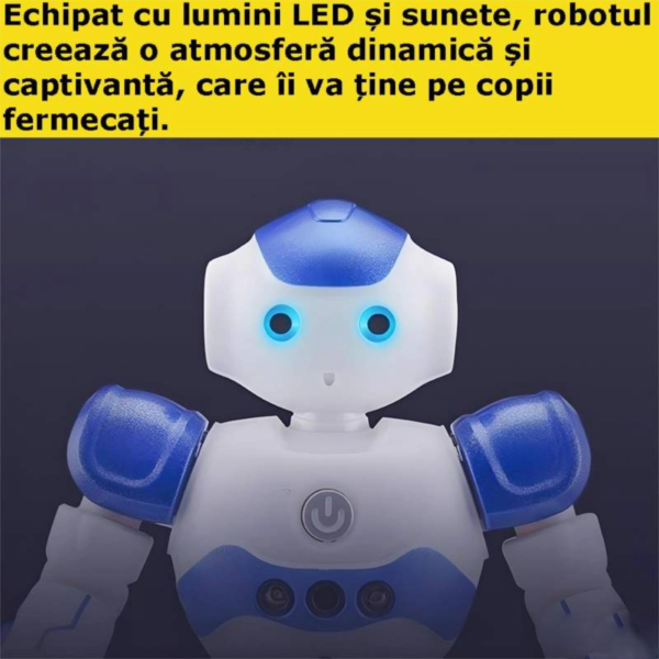 jucarie robot smart impact vision® interactiv, control prin gesturi sau telecomanda, programabil,canta, danseaza, merge, alb jucarie robot smart impact vision® interactiv, control prin gesturi sau telecomanda, programabil,canta, danseaza, merge, alb