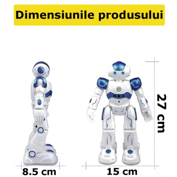 jucarie robot smart impact vision® interactiv, control prin gesturi sau telecomanda, programabil,canta, danseaza, merge, alb jucarie robot smart impact vision® interactiv, control prin gesturi sau telecomanda, programabil,canta, danseaza, merge, alb