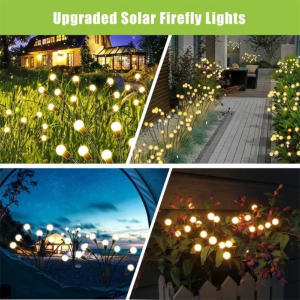 lampi solare impact vision®, 8 led, tip licurici, panou solar, alb cald lampi solare impact vision®, 8 led, tip licurici, panou solar, alb cald