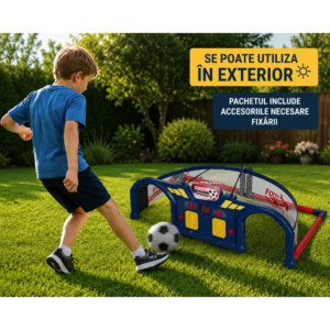 joc interactiv poarta de fotbal impact vision® pentru copii, 2 moduri, scor electronic, minge inclusa joc interactiv poarta de fotbal impact vision® pentru copii, 2 moduri, scor electronic, minge inclusa