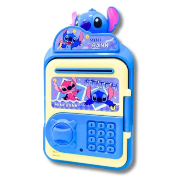 pusculita interactiva pentru copii impact vision®, model cu stitch, fanta pentru bancnote, sunete distractive, plastic rezistent pusculita interactiva pentru copii impact vision®, model cu stitch, fanta pentru bancnote, sunete distractive, plastic rezistent