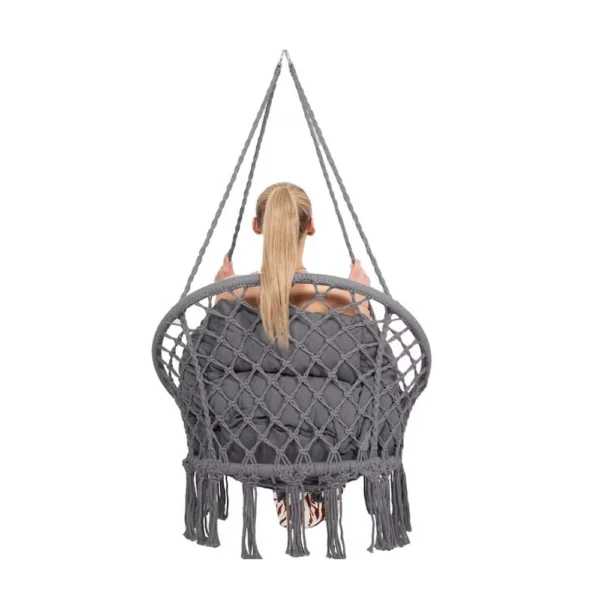 scaun tip legat suspendat cu perna pentru casa sau gradina, stil rustic, ideal pentru terasa, foisor sau interior, alb, impact vision® (copie) scaun tip legat suspendat cu perna pentru casa sau gradina, stil rustic, ideal pentru terasa, foisor sau interior, alb, impact vision® (copie)