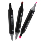 set 24 markere cu alcool impact vision®, culori intense pentru desen, schite, proiecte si husa inclusa
