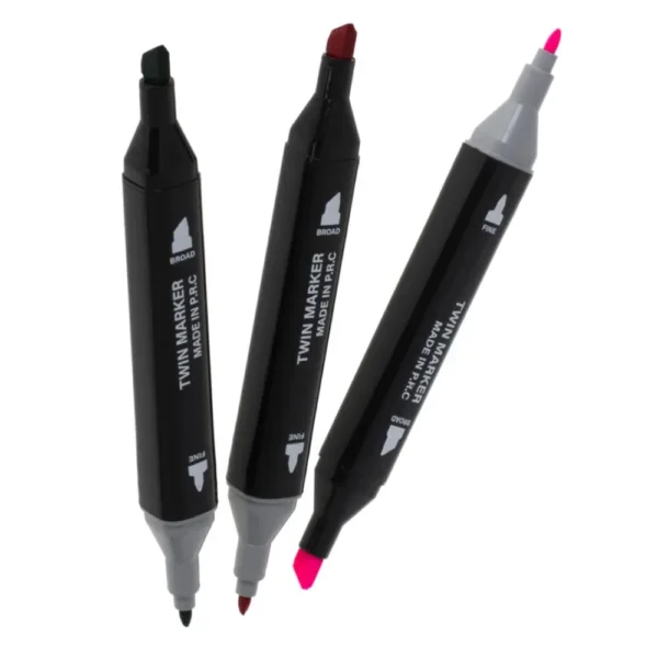 set 36 markere cu alcool impact vision®, culori intense pentru desen, schite, proiecte si husa inclusa set 36 markere cu alcool impact vision®, culori intense pentru desen, schite, proiecte si husa inclusa