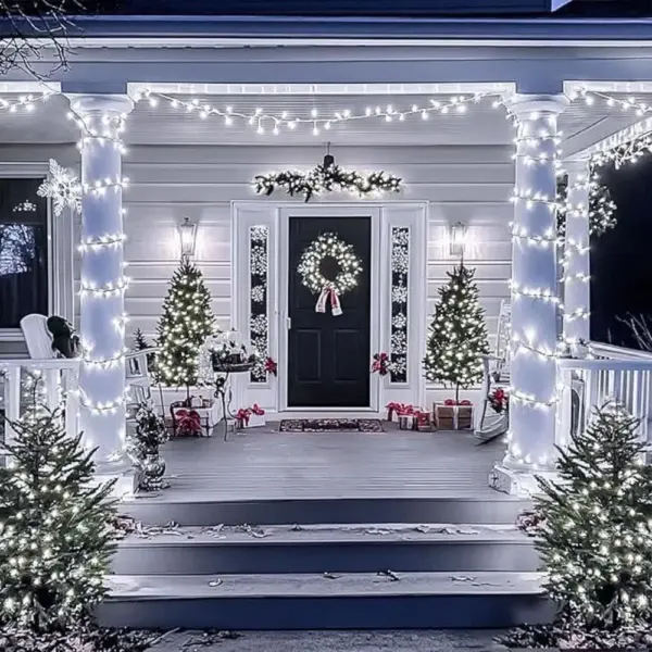 instalatie de craciun impact vision®, lungime 50 m, rola, 240 leduri, interior/exterior, 8 moduri, alimentare 220v, led, alb rece instalatie de craciun impact vision®, lungime 50 m, rola, 240 leduri, interior/exterior, 8 moduri, alimentare 220v, led, alb rece