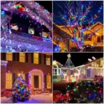 instalatie de craciun impact vision®, lungime 50 m, rola, 240 leduri, interior/exterior, 8 moduri, alimentare 220v, led, multicolor